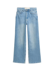 TOM TAILOR DENIM WIDE LEG used mid stone blue